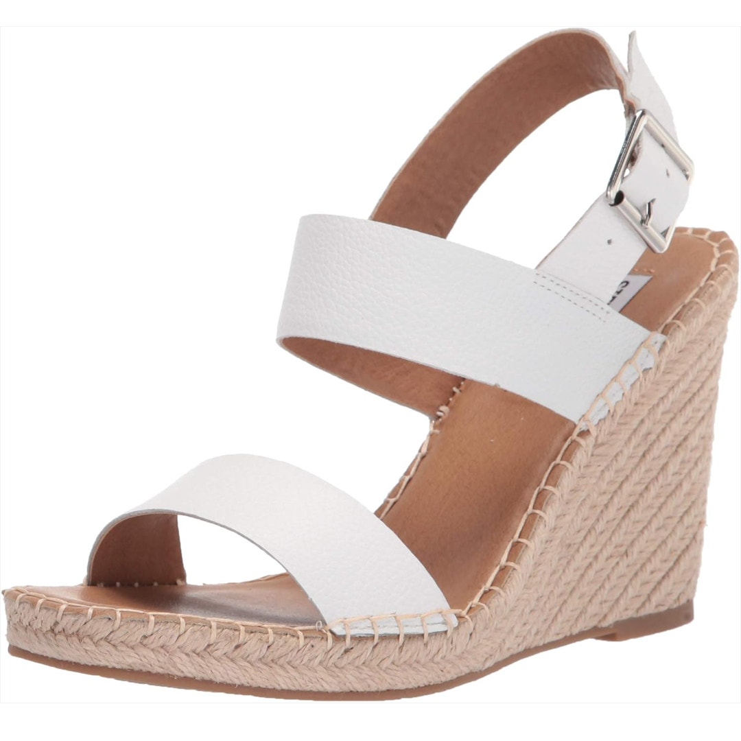 Nwob Steve Madden Uri Espadrille Wedge Sandals